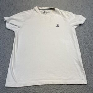 Psycho‎ Bunny Shirt Mens XXS White Pima Cotton Crewneck Casual Embroidered Logo